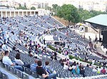 The Cemil Topuzlu Open-Air Theatre in Istanbul, Turkey before the Loreena McKennitt concert on 13 June 2009