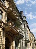Gründerzeit architecture at Friedrich Engels Street
