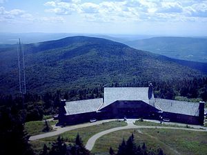 View from Mount Greylock in Massachusetts