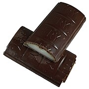 The first mass produced solid chocolate