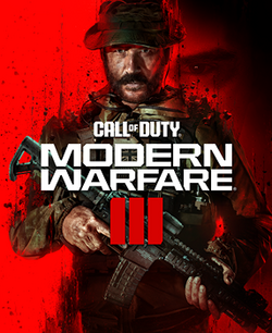Video game cover, featuring Captain John Price